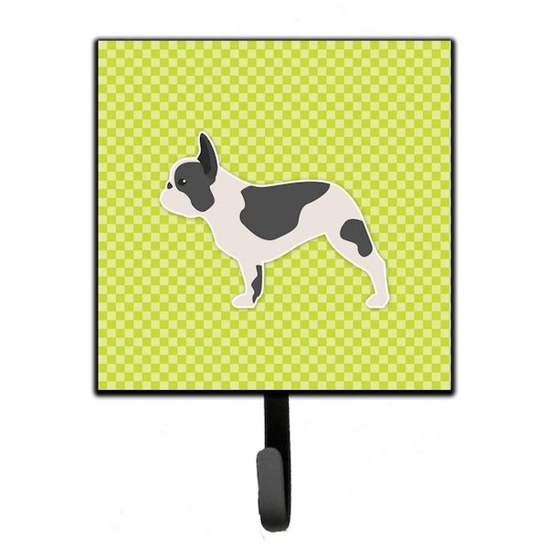 Carolines Treasures French Bulldog Checkerboard Green Leash or Key Holder BB3841SH4 - main